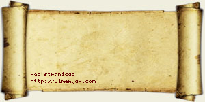 Tadej Vidaković vizit kartica